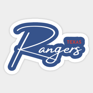 TEXAS RANGERS STYLISH Sticker